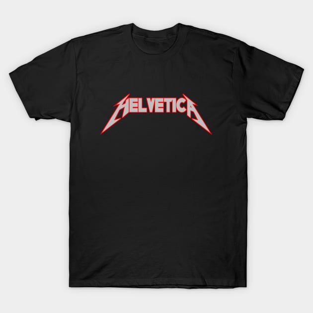 Helvetica T-Shirt by robotface